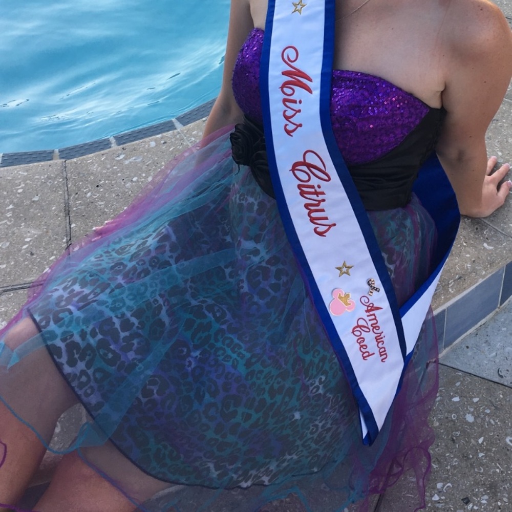 Purple Cocktail Dress